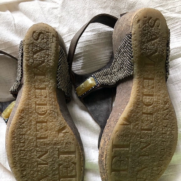 Sam Edelman beaded pewter wedge - Picture 4 of 8